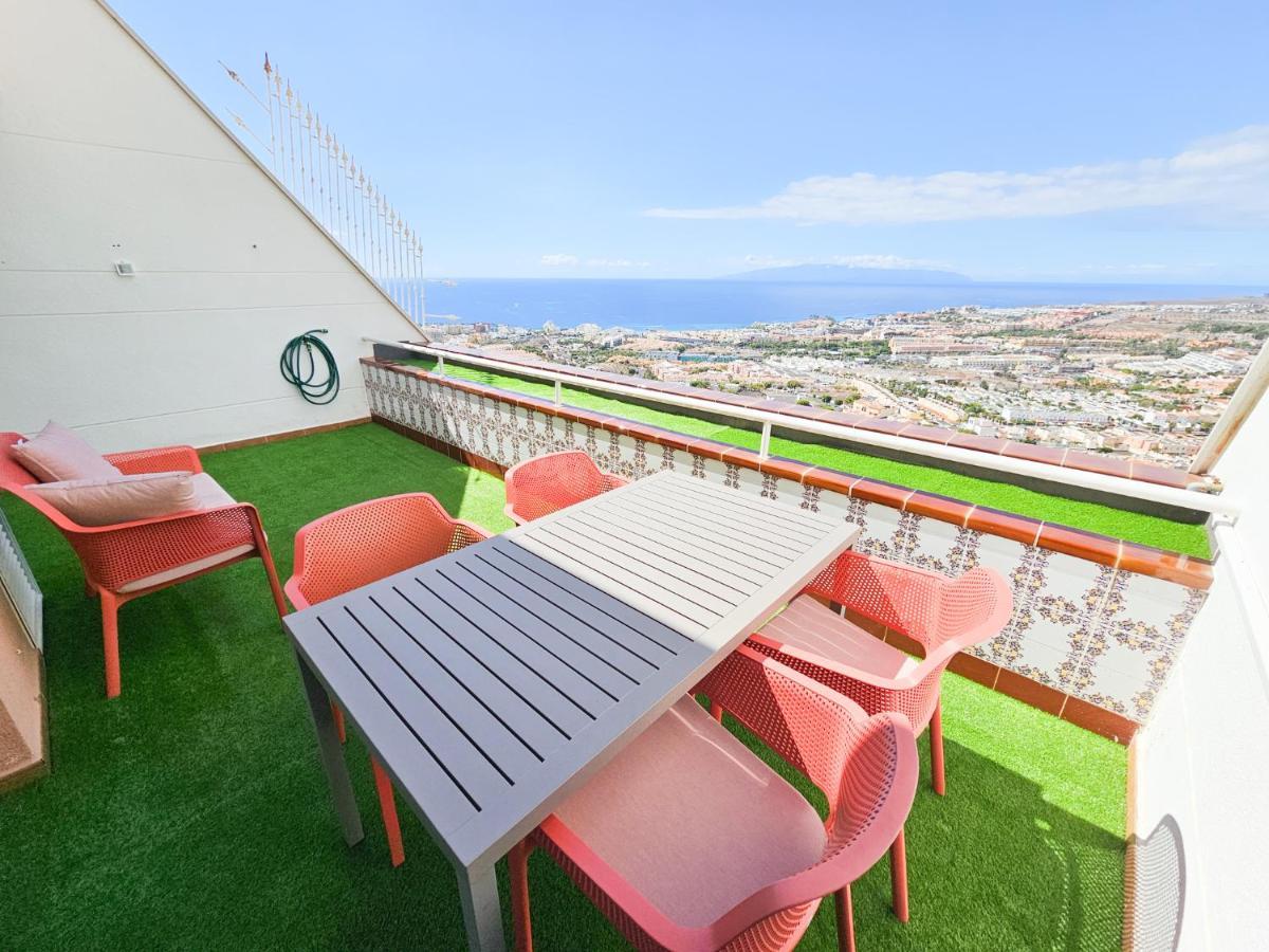Luxury Sunset 408 Heated Pool With Air Condition And Sea Views Costa Adeje  Luaran gambar